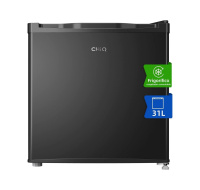 CHiQ CSD31D4E minibar, 31 litrů, 2 přihrádky, -24 °C až +10 °C, mrazák - lednice, 41 dB