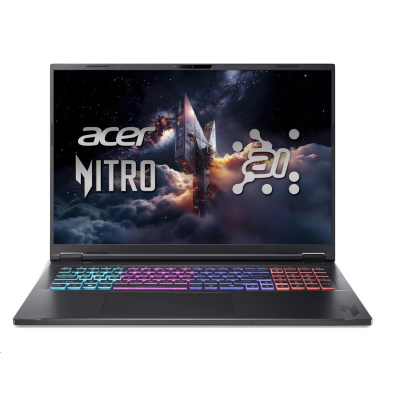 ACER NTB Nitro 18 AI (AN18-61-R3GE),R9 AI 365,18"WQXGA,32GB,1TB SSD,RTX 5070Ti,W11H,Black