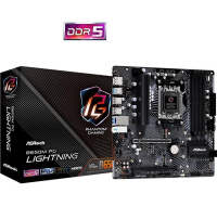 ASRock MB Sc AM5 B650M PG LIGHTNING, AMD B650, 4xDDR5, 1xDP, 1xHDMI, mATX