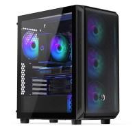 ENDORFY Case Arx 500 ARGB, Průhledná bočnice, ATX, 4x140mm ARGB Fan, černá