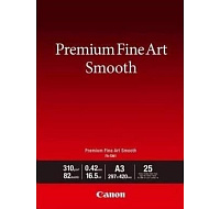 Canon fotopapír Premium Fine Art Smooth, FA-SM2, matný, A3+, 310 g/m, 25 ks