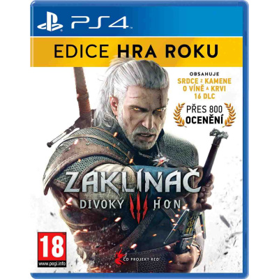 PS4 hra Zaklínač 3 Divoký Hon Edice Hra roku