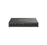 MERCUSYS switch MS110CP (8x100Mb/s,2xGbE,8xPoE+,65W,fanless)