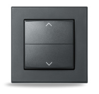 Homematic IP  Kryt kolébkového vypínače - se symboly, antracit - HmIP-BRA-A