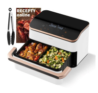 Cosori TF101S Dual blaze TwinFry 10l hozkovzdušná fritéza - bílá