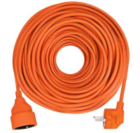 Solight prodlužovací přívod - spojka, 1 zásuvka, 25m, 3 x 1,5mm2, oranžová