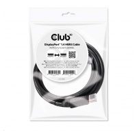 Club3D Certifikovaný Kabel DisplayPort 1.4 HBR3 8K60Hz (M/M), 2m