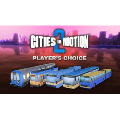 Cities in Motion 2: Players Choice Vehicle Pack (PC) klíč Steam