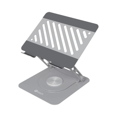 C-TECH Stojan na notebook Quallis NTS-200, do 16", nastavitelný, kovový