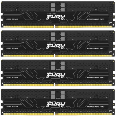 KINGSTON DIMM DDR5 64GB (Kit of 4) 4800MT/s CL36 FURY Renegade Pro ECC Reg PnP