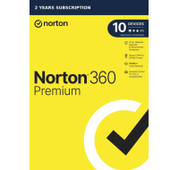 NORTON 360 PREMIUM 75GB +VPN 1 uživatel pro 10 zařízení na 2 roky ESD