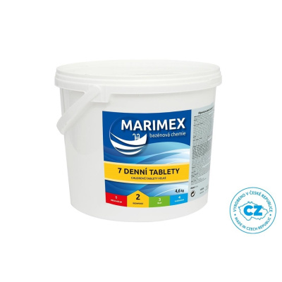 Marimex 7 Denní tablety 4,6 kg - bazénová chemie - DEZINFEKCE