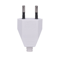 Solight zástrčka plochá 2.5A, přímá, IP20, bílá