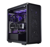 Cooler Master case MasterFrame 600 Black, Průhledná bočnice, ATX, 3x 140mm Fan, 1x 120mm Fan, Černá