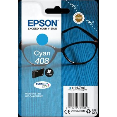 EPSON ink Cyan 408L DURABrite Ultra Ink (1.700 str.)
