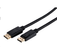 C-TECH kabel DisplayPort 1.2, 4K@60Hz, M/M, 1m