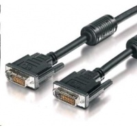 PREMIUMCORD Kabel DVI - DVI propojovací 3m (DVI-D, M/M, dual link)