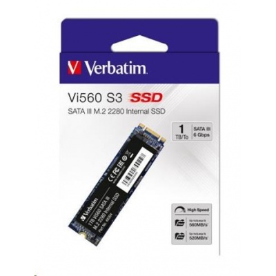 VERBATIM SSD Vi560 S3 M.2 1TB SATA III, W 520/ R 490MB/s