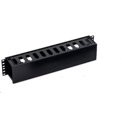 TRITON 19" vyvazovací panel 2U plastový, černá