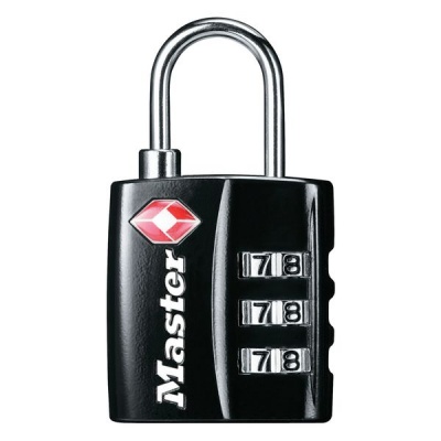 Master Lock Visací kombinační zámek TSA 4680EURDBLK