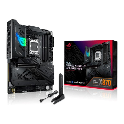 ASUS MB Sc AM5 ROG STRIX X870-F GAMING WIFI, AMD X870, 4xDDR5, 1xDP, 1xHDMI, 1xUSB4, WiFi