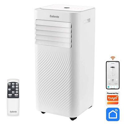 BAZAR - Salente SummerICE7, chytrá mobilní klimatizace, 7000 BTU, WiFi+Bluetooth, dálk. ovl. - Poškozený obal (Komplet)