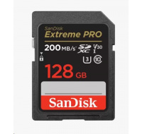 SanDisk SDXC karta 128GB Extreme PRO (200 MB/s Class 10, UHS-I U3 V30)