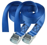 Master Lock Upínací popruhy s kovovou přezkou - 250cm (2 ks / balení)