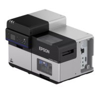 Epson ColorWorks C8000e, matte black ink, cutter, disp., USB, Ethernet, kit (USB), black, grey