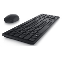 DELL Pro Wireless Keyboard and Mouse - KM5221W - US International (QWERTY) - Black