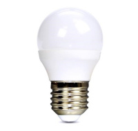 Solight LED žárovka, miniglobe, 6W, E27, 3000K, 510lm