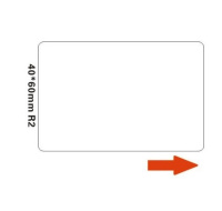 Niimbot štítky R 40x60mm 125ks White pro B21, B21S, B3S, B1