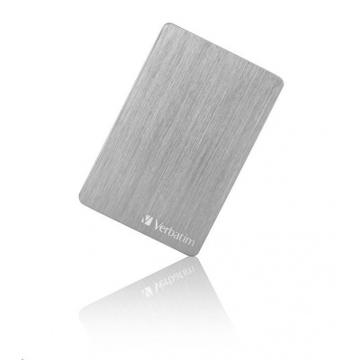 VERBATIM Externí HDD 2TB Store 'n' Go ALU Slim Portable Hard Drive USB 3.2, Silver