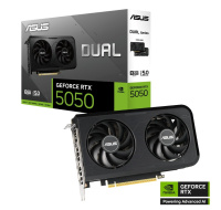 ASUS VGA NVIDIA GeForce RTX 5050 DUAL 8G, 8G GDDR6, 3xDP, 1xHDMI