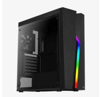 AEROCOOL skříň Bolt, Mid tower, 1x USB 3.0, 2x USB 2.0, 2x audio, bez zdroje