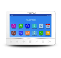 Veria LCD monitor videotelefonu  8276B série 2-WIRE bílý