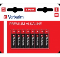 VERBATIM Alkalické baterie AAA, 8 PACK , LR03