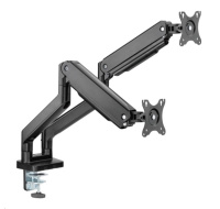 Držák monitoru Brateck LDT60-C024 dvě ramena vedle sebe mechanická pružina Heavy Duty
