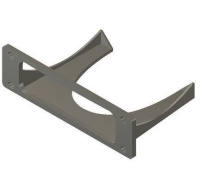 D-MTACX Držák do racku pro MikroTik zařízení hAP AC2/hAP, šedý