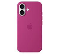 APPLE iPhone 16 Silicone Case with MagSafe - Fuchsia
