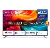 CHiQ M55QN9V TV 55", UHD MiniLED  Google TV DLG 120 Hz