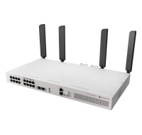 MikroTik CRS418-8P-8G-2S+5axQ2axQ-RM 4x4 MIMO WiFi6 16-portový Gigabit Cloud Router Switch