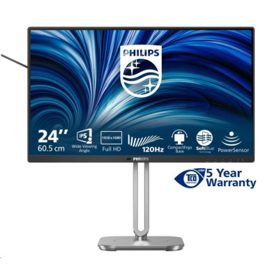 Philips MT 23,8" 24B2N4200 - 1920x1080,IPS,120Hz,D-Sub,HDMI,DP,USBhub,Repro,Pivot