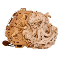 EscapeWelt Dřevěný hlavolam Blackbeard's Compass