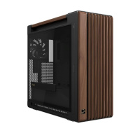 ASUS case PROART PA602 WALNUT WOOD MODERN TG, Mid Tower, průhledná bočnice, černá