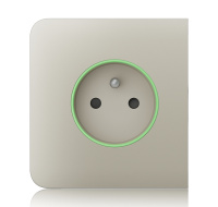 Ajax  SideCover (smart) - Boční kryt zásuvky, horizontální, slonová kost