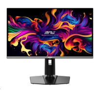 MSI LCD MPG 271QRX QD-OLED, 26.5", 2560x1440, QD-OLED, 0,03ms, VESA 100x100, Black