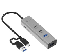 i-tec Universal Charging Metal HUB 2x USB-C + 2x USB-A Port, PD 85W