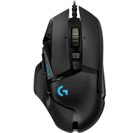 Logitech Herní myš G502 Hero, USB, Drátová USB, 16000 DPI, černá