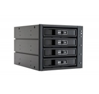 CHIEFTEC SATA/SAS Backplane CBP-3141SAS, 3 x 5.25" bays for 4 SAS/S-ATA HDDs, Hot-Swap, full aluminium